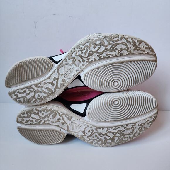 Adidas Adizero Tennis Shoes Mens Size 6 Pink Sprint Web Sneakers - Picture 10 of 11